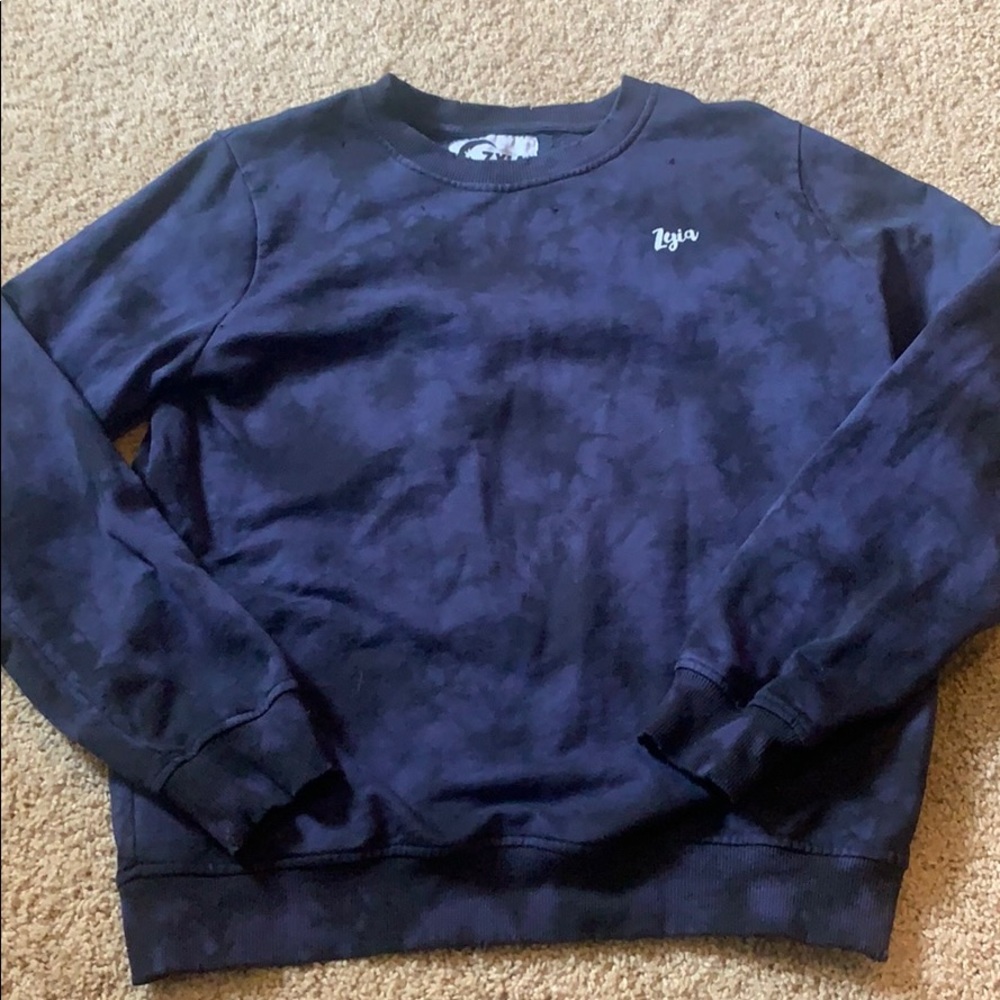 Zyia Distressed Tie Dye Pullover